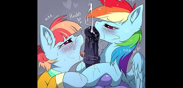  MLP Porn Rainbow Dash Pony ( My Little Pony Clop Ponies Hentai Sex Cartoon Compilation )